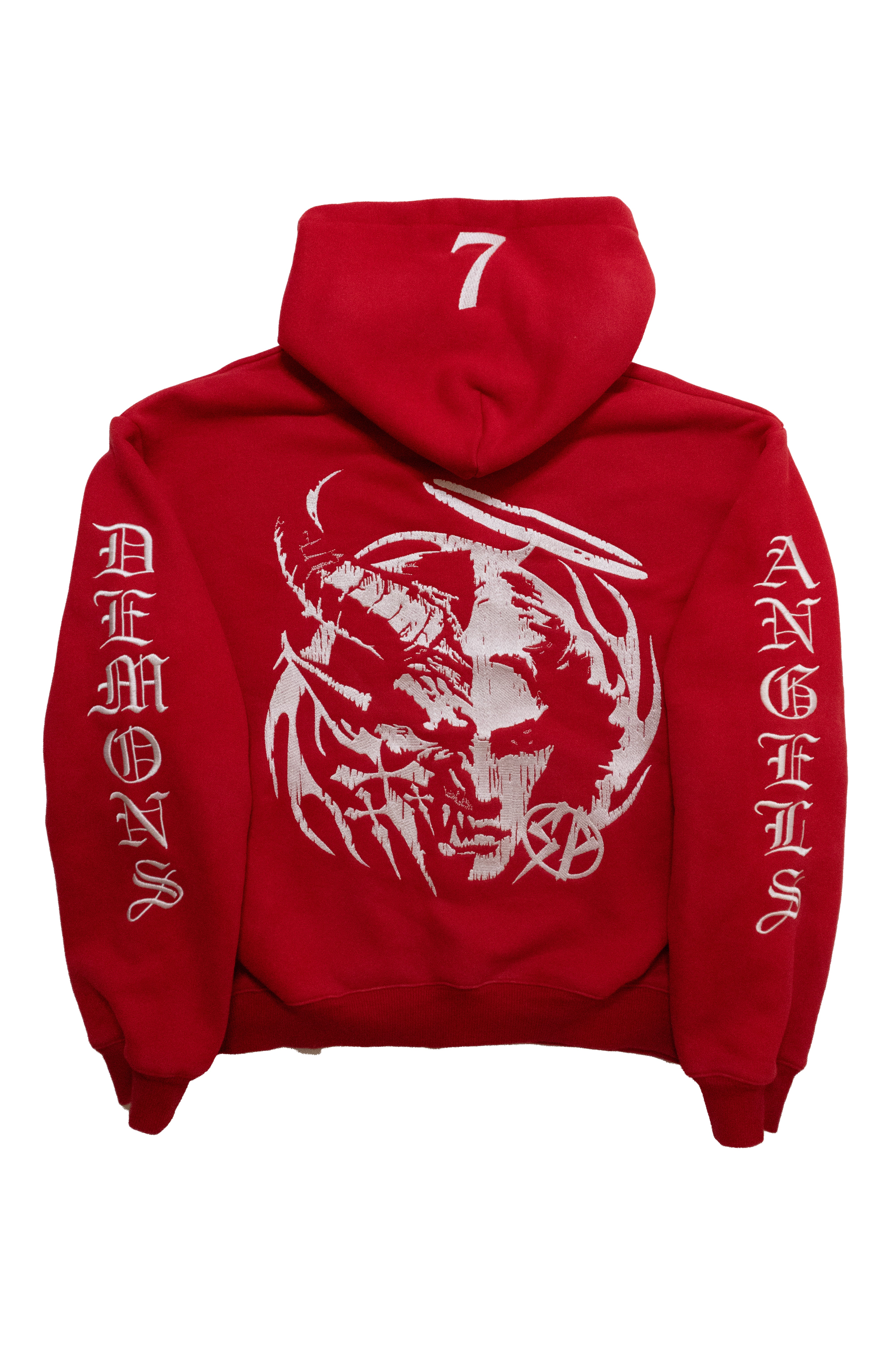 Demons & Angels Zip Up Red